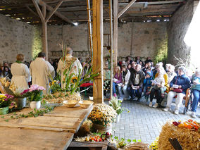 Ökumenischer Familiengottesdienst zum Erntedankfest (© Karl-Franz Thiede)